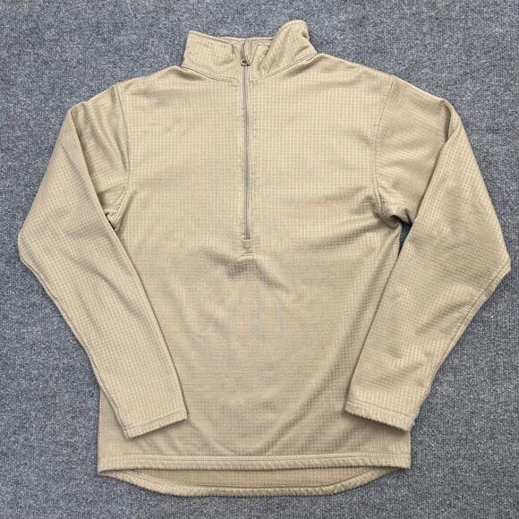 Condor Tactical Sweater Men's M Beige 1/2 Half Zip Pullover Fleece Polyester - Picture 1 of 11
